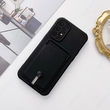 Telefonveske i silikon med kortholder Svart XIAOMI POCO X3/X3 PRO/X3 NFC