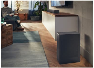 Philips 2.1 kanals lydplanke TAB7207 (sort)