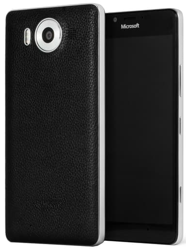 Mozo Lumia 950 mobildeksel (sort/sølv)