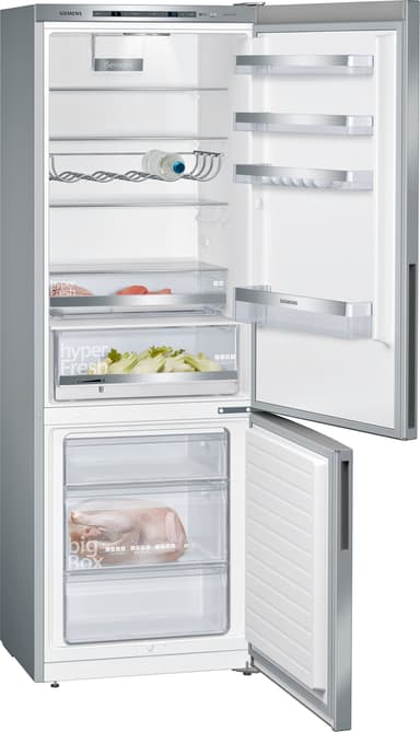 Siemens Kjøleskap/fryser kombinasjon KG49EAICA (inox-easyclean)