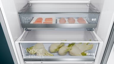 Siemens Kjøleskap/fryser kombinasjon KG49EAICA (inox-easyclean)