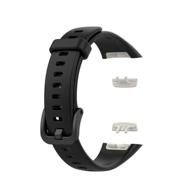Huawei Band 6 / Honor 6 armbånd silikon 3 deler Sort