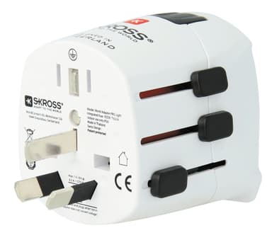 Skross Pro Light reiseadapter for Europa