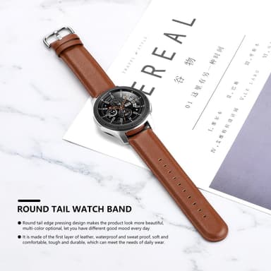 Huami GTS 22 mm armbånd skinn Brun