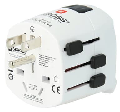 Skross Pro Light reiseadapter for Europa