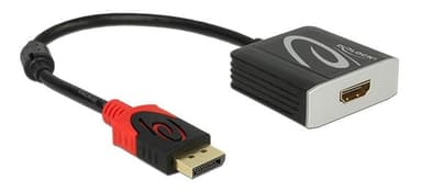 DeLOCK DisplayPort to HDMI-adapter, active, 4K in 60Hz, 0,2m, black