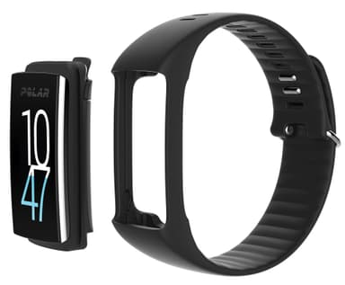 Polar A360 aktivitetsarmbånd m/pulsmåler L (sort)