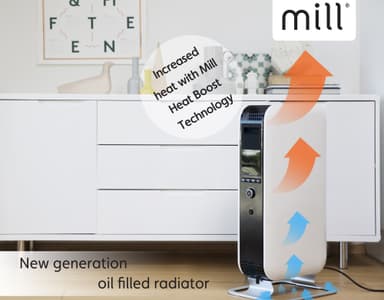 Mill Premium oljeovn ABH1000DN (hvit)