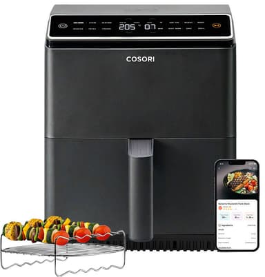 Cosori Dual Blaze airfryer CAF-P583S-KEUR(mørkegrå)