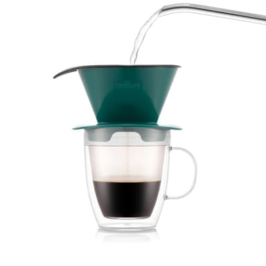 Bodum Filterholder og kopp med doble vegger POUR OVER 0.3 L