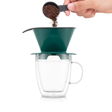 Bodum Filterholder og kopp med doble vegger POUR OVER 0.3 L