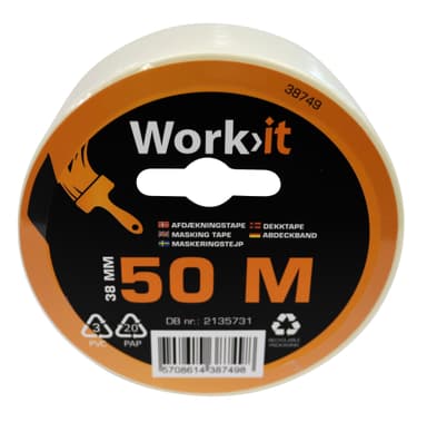 Work>it® maskeringstape 38 mm x 50 meter