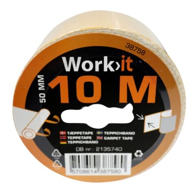 Work>it® teppetape 50 mm × 10 meter