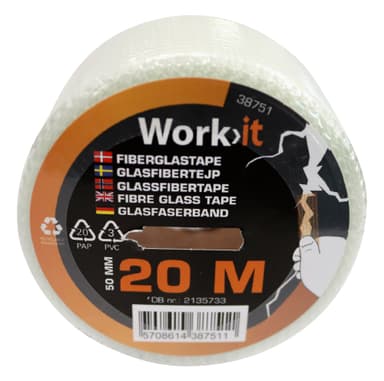 Work>it® glassfibertape 50 mm × 20 meter