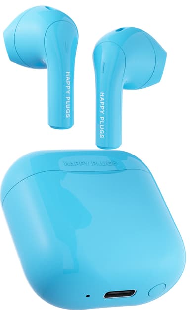 Happy Plugs Joy helt trådløse in-ear hodetelefoner (blå)