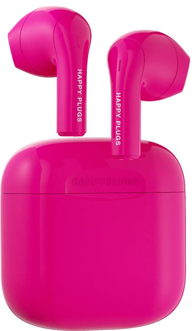 Happy Plugs Joy helt trådløse in-ear hodetelefoner (cerise)