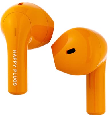 Happy Plugs Joy helt trådløse in-ear hodetelefoner (oransje)