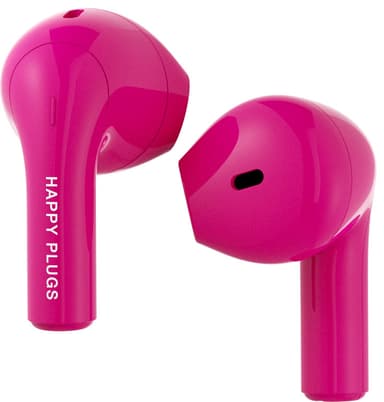 Happy Plugs Joy helt trådløse in-ear hodetelefoner (cerise)