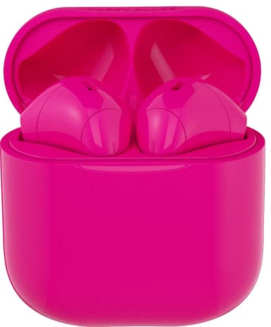 Happy Plugs Joy helt trådløse in-ear hodetelefoner (cerise)