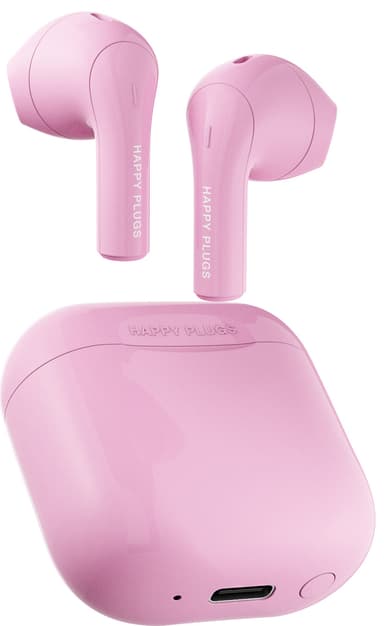 Happy Plugs Joy helt trådløse in-ear hodetelefoner (rosa)
