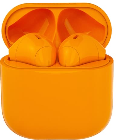 Happy Plugs Joy helt trådløse in-ear hodetelefoner (oransje)