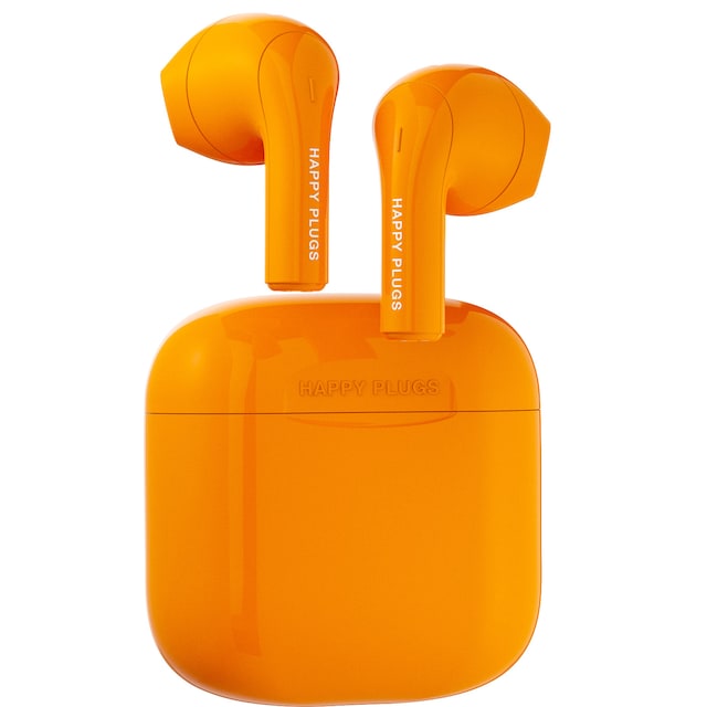 Happy Plugs Joy helt trådløse in-ear hodetelefoner (oransje)