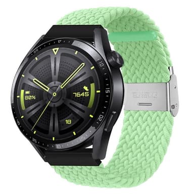 Flettet elastisk armbånd Huawei Watch GT3 (46mm) - pistachio