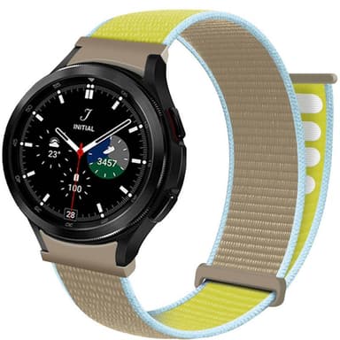 Nylon armbånd No-Gap Samsung Galaxy Watch 4 Classic (42mm) - Camel