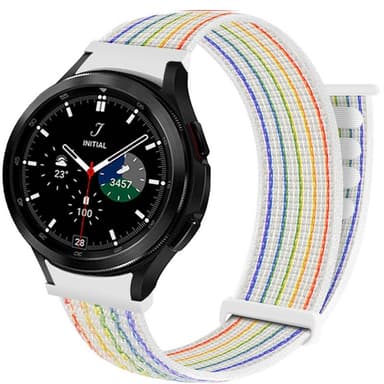 Nylon armbånd No-Gap Samsung Galaxy Watch 4 Classic (46mm) - Pride Ed