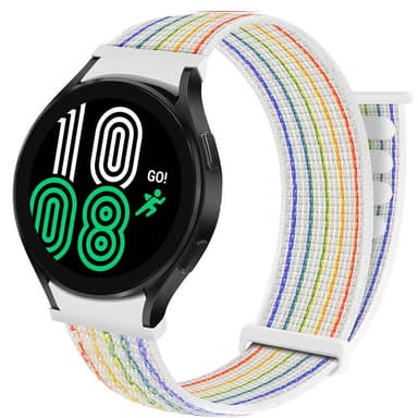 Nylon armbånd No-Gap Samsung Galaxy Watch 4 (40mm) - Pride Edition