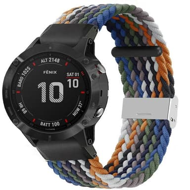 Flettet elastisk armbånd Garmin Fenix 6 - cowboy