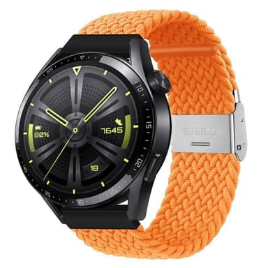 Flettet elastisk armbånd Huawei Watch GT3 (46mm) - Oransje