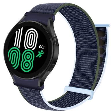 Nylon armbånd No-Gap Samsung Galaxy Watch 4 (44mm) - Abyss