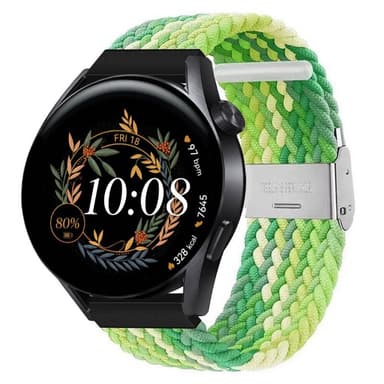 Flettet elastisk armbånd Huawei Watch GT3 (42mm) - gradientgreen