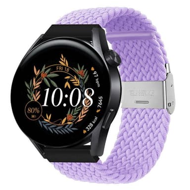 Flettet elastisk armbånd Huawei Watch GT3 (42mm) - lightpurple