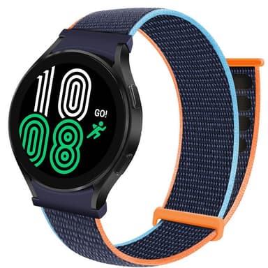 Nylon armbånd No-Gap Samsung Galaxy Watch 4 (44mm) - Deep Navy