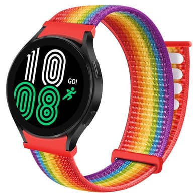 Nylon armbånd No-Gap Samsung Galaxy Watch 4 (40mm) - Pride