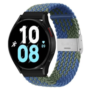 Flettet elastisk armbånd Samsung Galaxy Watch 5 (44mm) - blågrønn