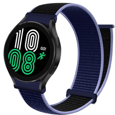 Nylon armbånd No-Gap Samsung Galaxy Watch 4 (40mm) - Midnight Blue