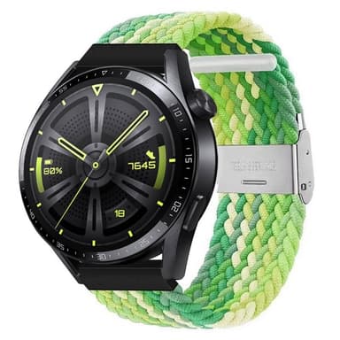Flettet elastisk armbånd Huawei Watch GT3 (46mm) - gradientgreen