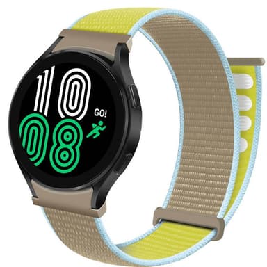 Nylon armbånd No-Gap Samsung Galaxy Watch 4 (40mm) - Camel