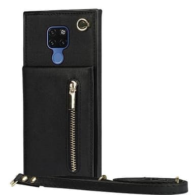 Zipper halskjede deksel Huawei Mate 20 - Sort