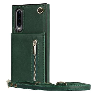 Zipper halskjede deksel Huawei P30 - Grønn