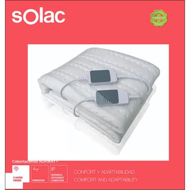 SOLAC Norway+ Elektrisk Sengevarmer 120W