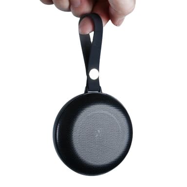 Vanntett mini Bluetooth-høyttaler Svart