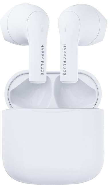 Happy Plugs Joy helt trådløse in-ear hodetelefoner (hvit)