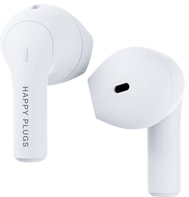 Happy Plugs Joy helt trådløse in-ear hodetelefoner (hvit)
