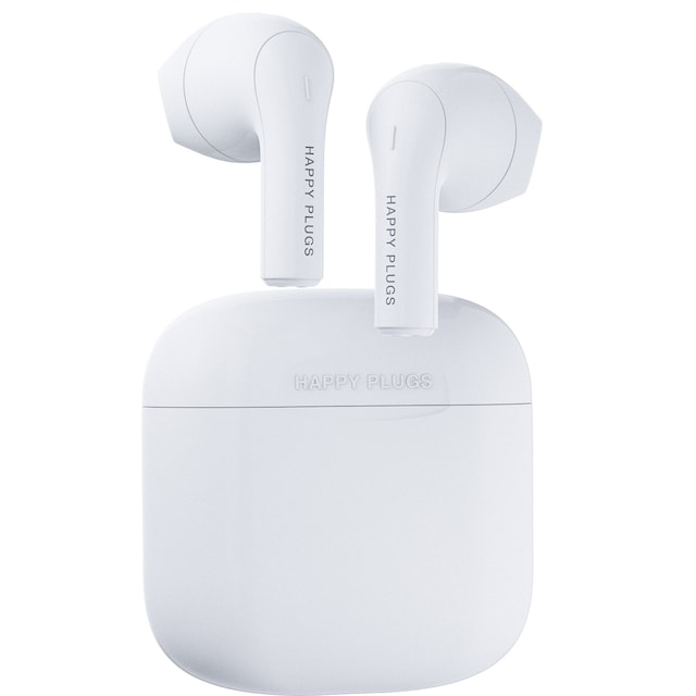 Happy Plugs Joy helt trådløse in-ear hodetelefoner (hvit)