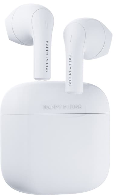 Happy Plugs Joy helt trådløse in-ear hodetelefoner (hvit)