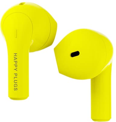 Happy Plugs Joy helt trådløse in-ear hodetelefoner (neongul)